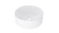 370mm Round Above Counter Fluted Basin -Gloss White