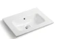 Lukka Kliff Fine Ceramic Vanity Top Gloss White -NO Tap Hole 