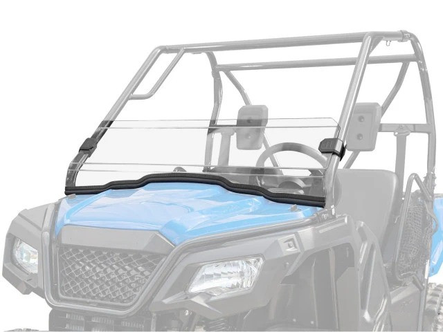 Honda Pioneer 500 Half Windshield by Super ATV HWS-H-PIO500-75-EHO