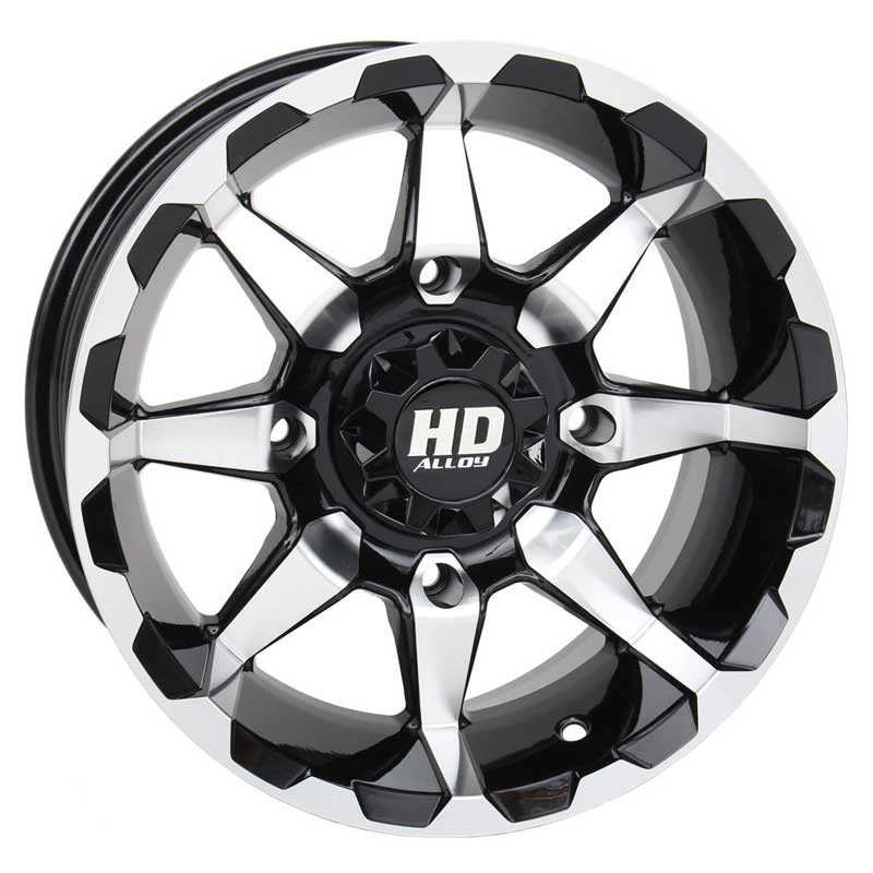 STI Tire And Wheel 14HD807 STI HD8 Machined Matte Black Alloy Wheels Summit Raci