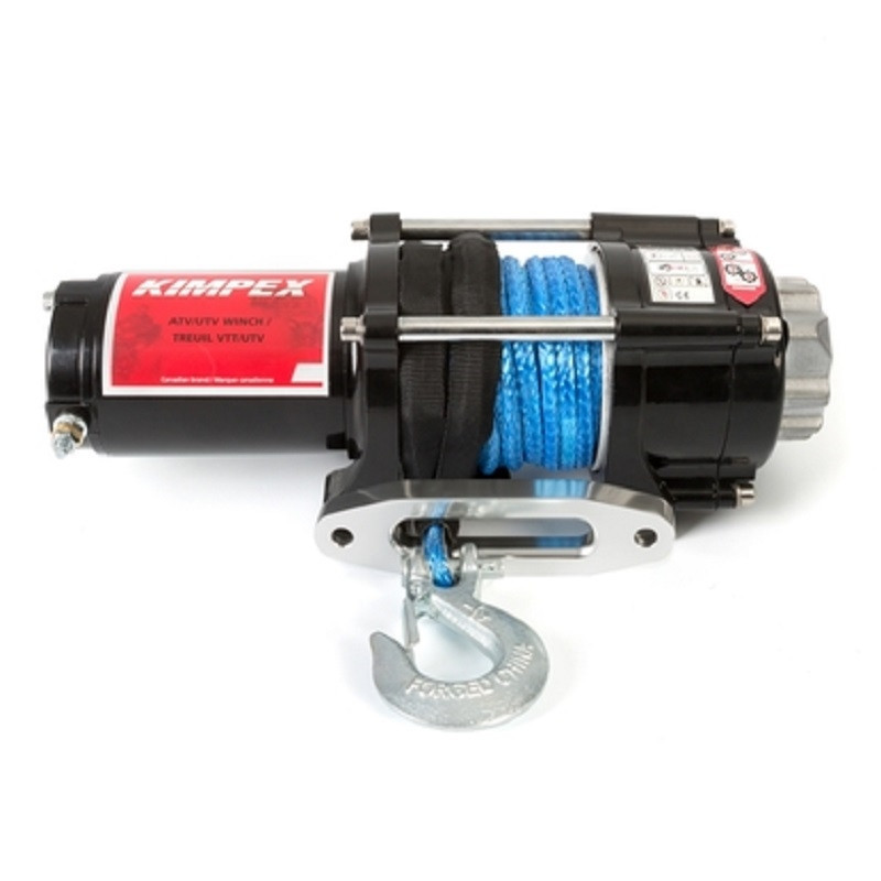 Honda Pioneer 500 Synthetic 2500LB Winch and Winch Mount Kit by