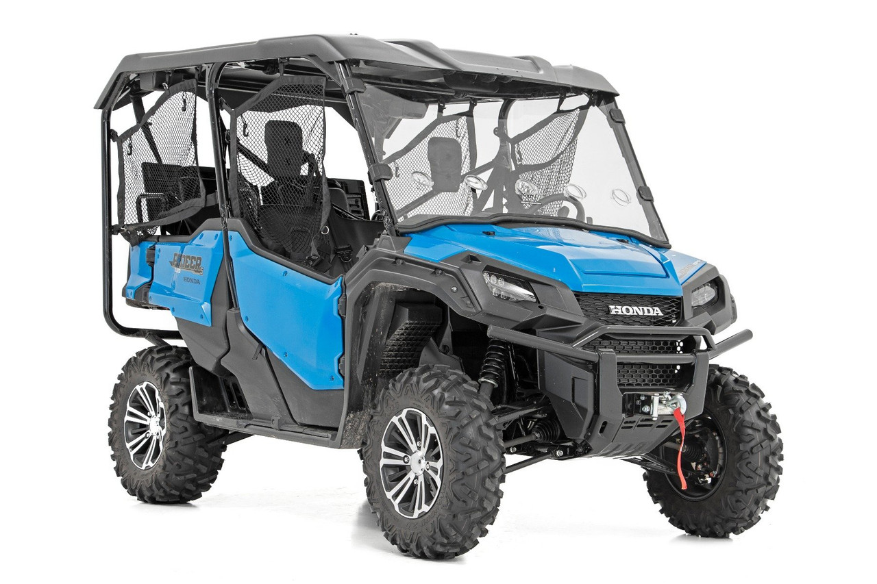 66 セキュリティロック VXM-174VFXi ホンダ 2017年 Honda Pioneer 1000 Vented Full Windshield Scratch Resistant by