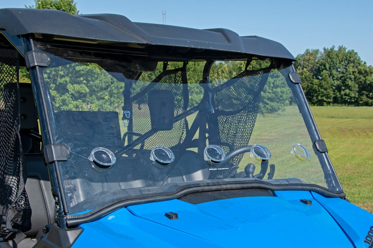 Honda Pioneer 1000 Vented Full Windshield Scratch Resistant by