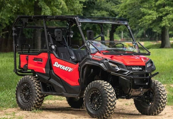 Honda Pioneer 1000 Scratch-Resistant 3-In-1 Windshield by SuperATV