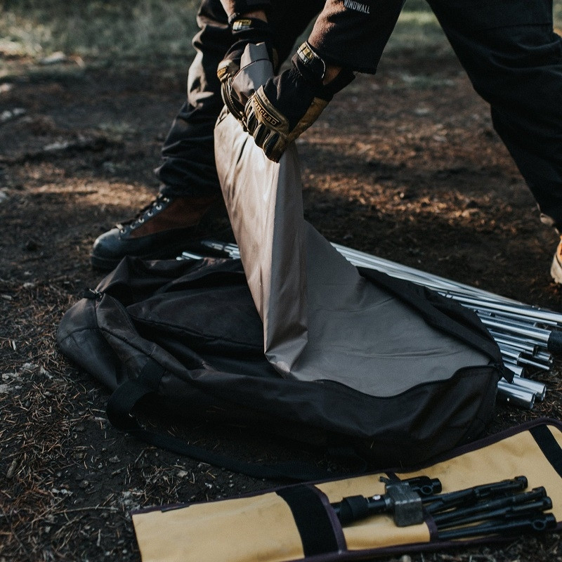 Honda Pioneer / Talon Recta Tarp Black Set (L) by Kovea