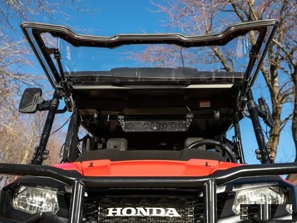 Honda Pioneer 700 MaxDrive Power Flip Windshield by Super ATV