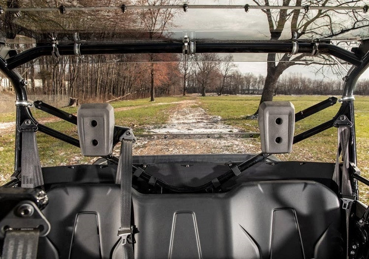 Honda Pioneer 1000-6 Rear Windshield by SuperATV - RWS-H-PIO1K6-76