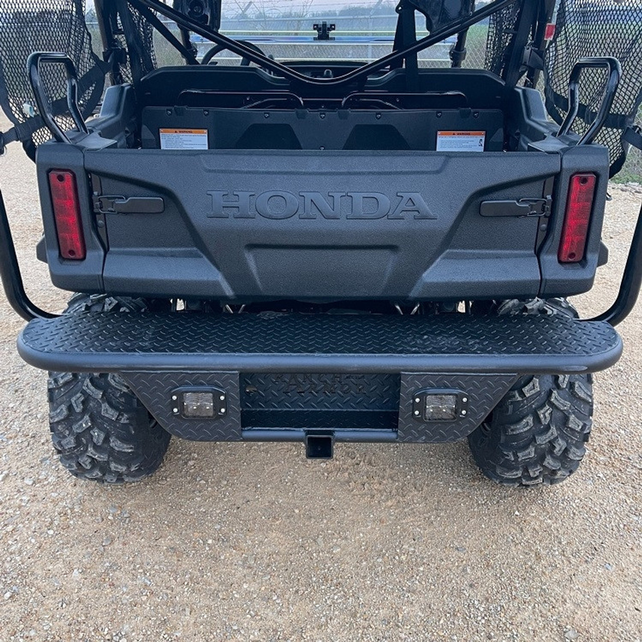 Honda Pioneer 10005 Rear Replacement Bumper by Ranch Armor HB22XX