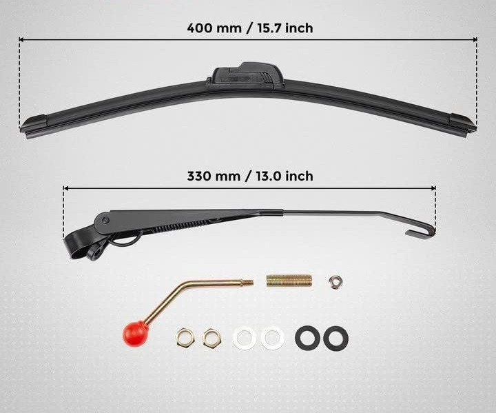 Clear your path with Honda Pioneer Hand Operated Manual Windshield