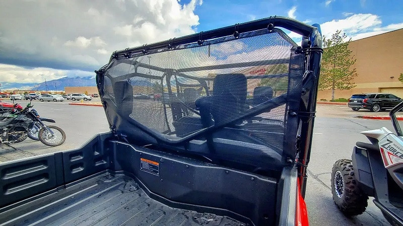 Enhance Your Ride with MotoRoof Black Rear Window for Honda