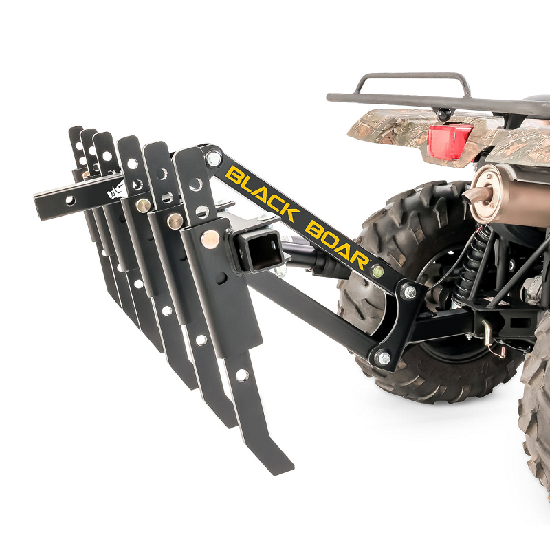 PLOW アウトドア調理器具 スチール製 Honda Pioneer/Talon Chisel Plow Implement by Black Boar ATV