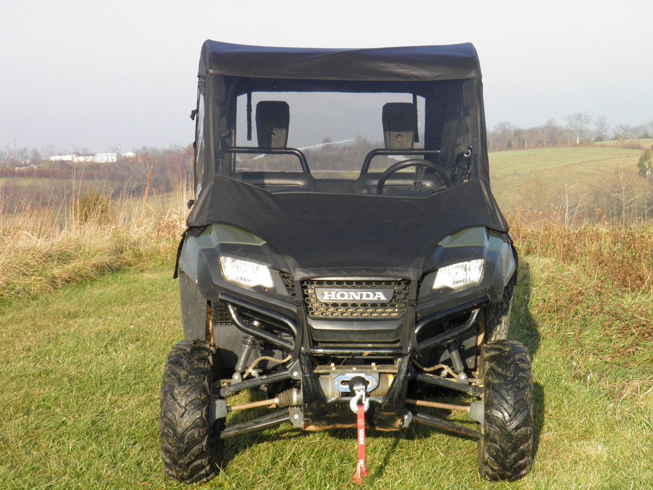 Honda Pioneer 700-4 Full Cab Enclosure with Vinyl Windshield by 3
