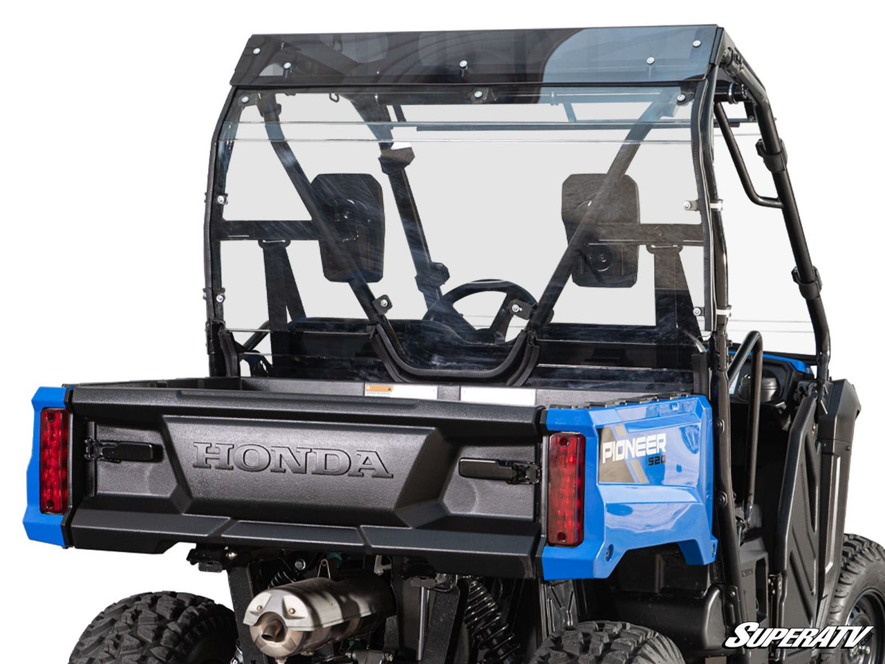Honda Pioneer 500 Rear Windshield by SuperATV - RWS-H-PIO520-76#AA-EHO