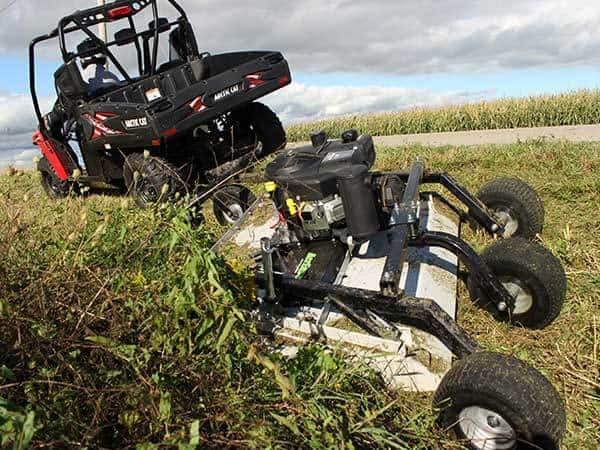 UTV 57 Inch- 24HP Kawasaki Commercial Grade Pull Behind Rough Cut