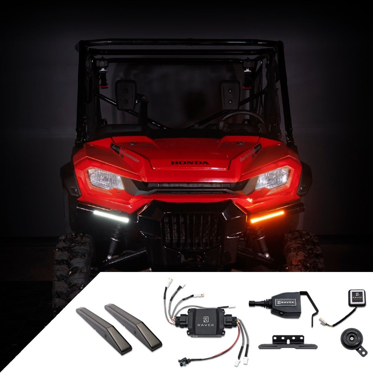Honda Pioneer 1000 Gen3 Speakeasy Turn Signal Kit w/ Turn Lever by