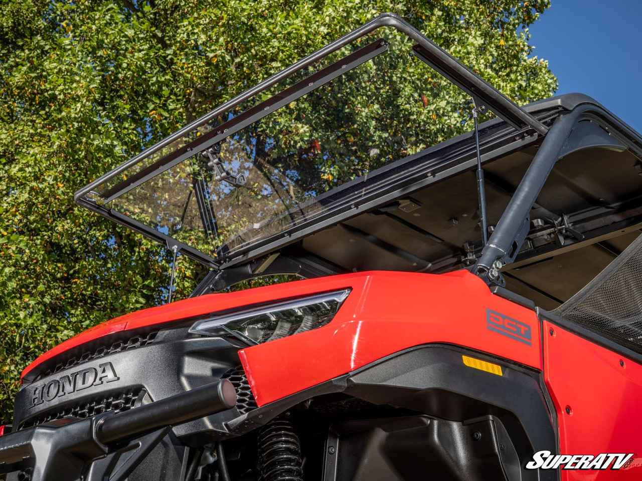 Honda Pioneer 1000 Scratch-Resistant Flip Windshield by SuperATV