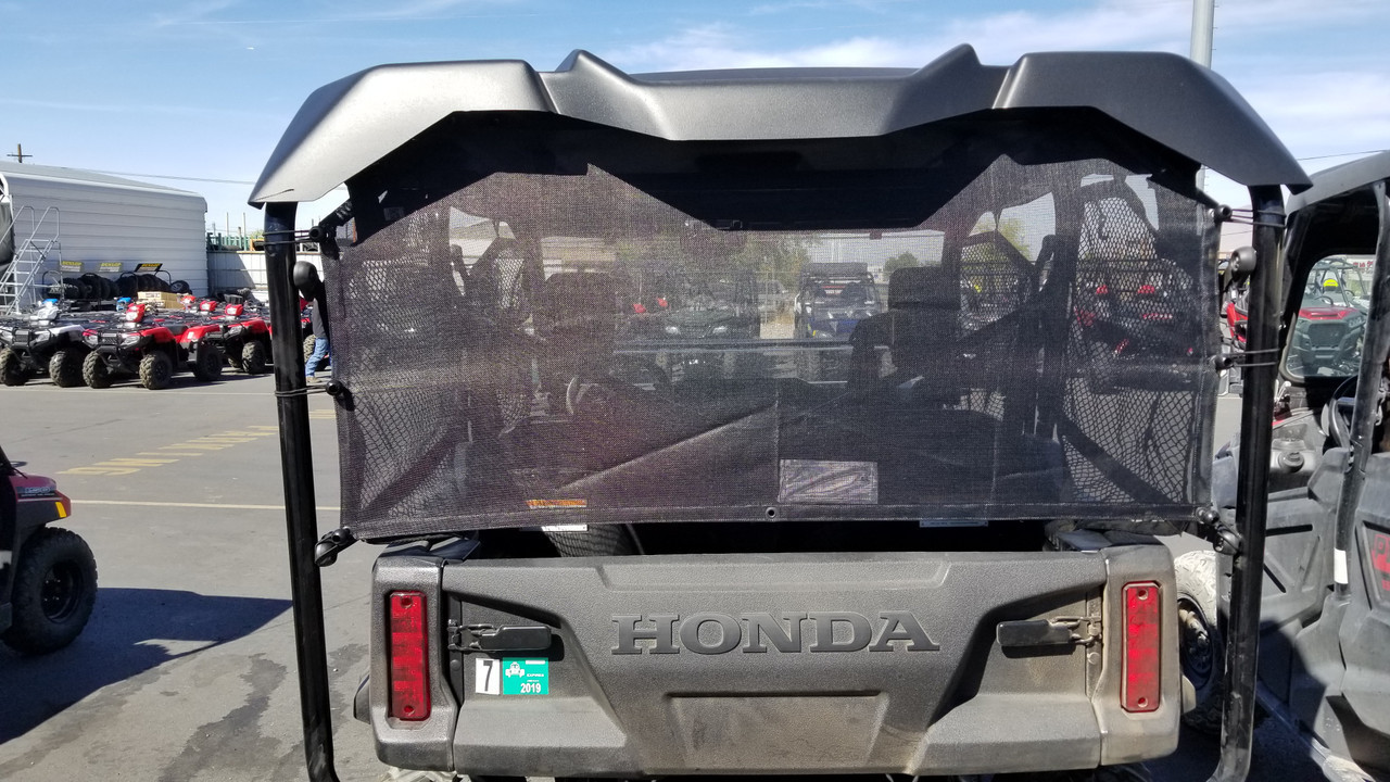 Honda Pioneer 700 Rear Cab Black Rear Window - Motoroof MT-0028