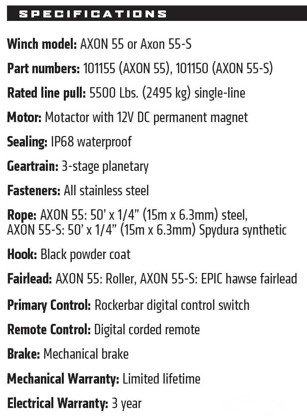 Honda Pioneer/Talon Axon 5500 lb Powersports Winch by Warn 10115X-EHO Honda Pioneer/Talon Axon 5500 lb Powersports Winch by Warn 10115X-EHO