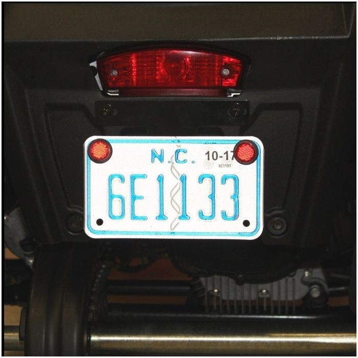 Honda Pioneer/Talon License Plate Mount Custom Dynamics CDUTVLPFMT