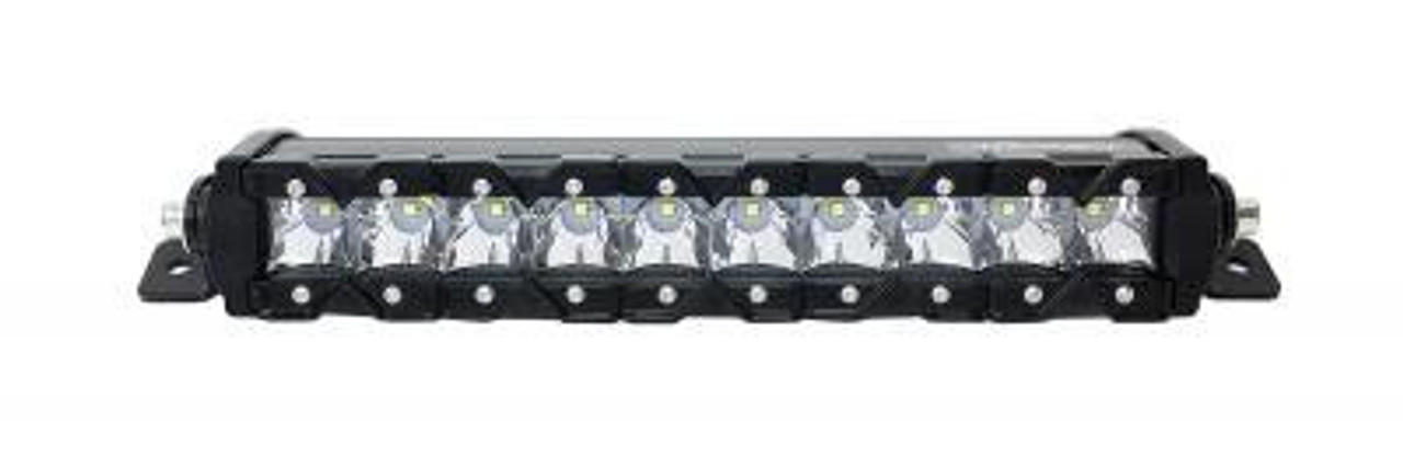 8 Inch LED RGB Light Bar Dual Row 36 Watt Combo Ultra Accent Series  Quad-Lock/Interlock