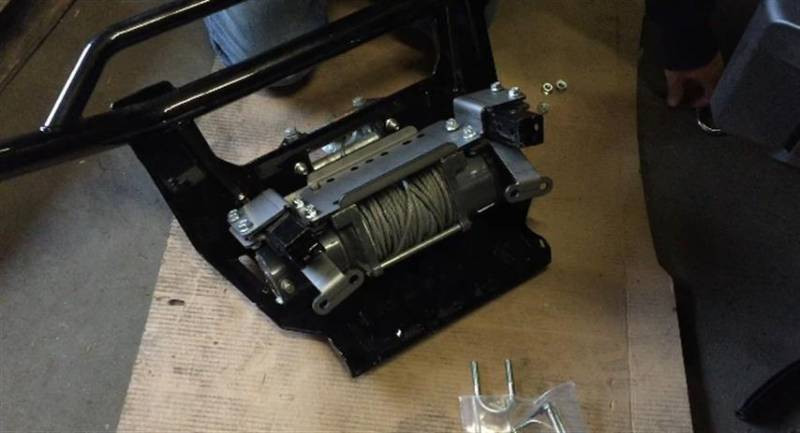 Honda Pioneer 1000 Winch Mount by EMP 13136