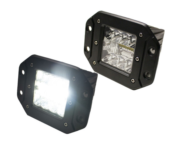 Honda Pioneer/Talon NEW-ECO-LIGHT LED High Power FLUSH MOUNT Style Auxiliary Lights Sold as Pairs by Race Sport Lighting