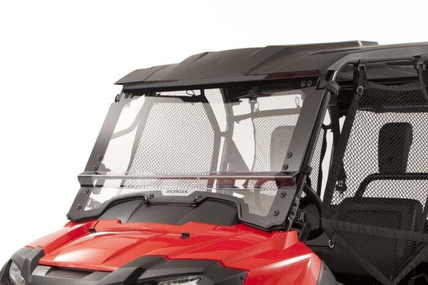 1475980001- Honda Pioneer 2-Piece Folding Poly Windscreen by BigFoot Offroad