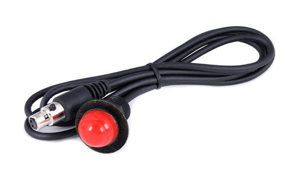 Honda Pioneer/Talon Hole Mount Push to Talk Cable (PTT) with 48" Straight Cord for Intercoms by Rugged Radios