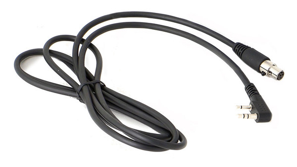 Honda Pioneer / Talon 6' Rugged RH-5R / Kenwood / HYT / Relm / 2-Pin Handheld Radio Jumper by Rugged Radios