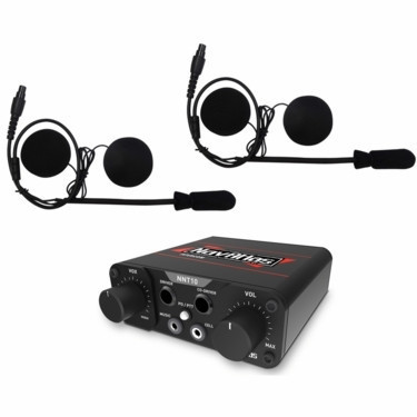 Honda Pioneer/Talon 2 Person Compact Intercom System In-Helmet Earphones by NavAtlas