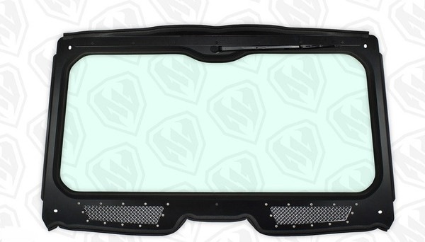 Honda Talon Vented Full Glass Windshield by Moto Armor - MA-TLN-WS-GLS-BLK