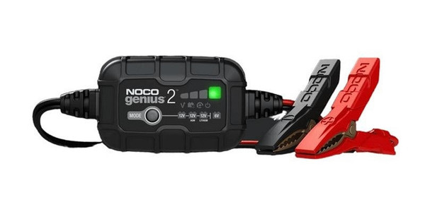 Honda 2 6V/12V 2-Amp Smart Battery Charger by Noco Genius (EHO)