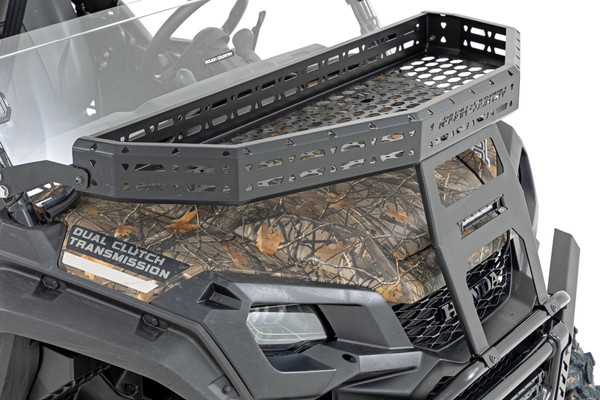 Honda Pioneer 1000 Black Series LED 6" Light Slim Line Front Cargo Rack by Rough Country