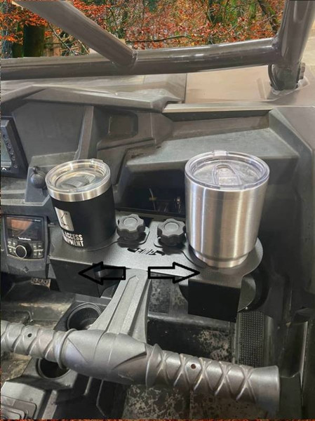 Honda Talon Premium Adjustable Grab Bar Dual Cup Holder by EMP