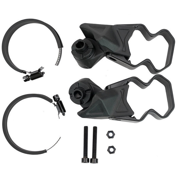 Honda Pioneer 700-4 Side Mirror Adapter Kit - Mounts to Profiled and Round Tube Roll Cages by ATV Tek (Lifetime Warranty)