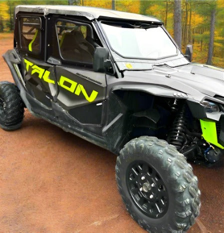 Honda Talon 4 Cab Enclosure "The Vault" Upper Side Doors & Panels (Patent Pending) by Dirt Warrior Accessories