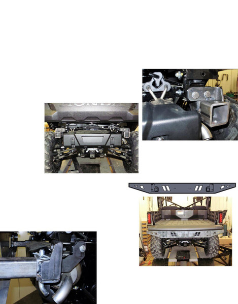 Honda Pioneer 1000 Rear Bumper by Strong Made