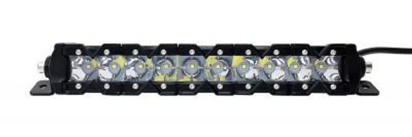 Honda Pioneer/Talon 13 Inch LED Light Bar Single Row 50 Watt Super Spot Monolith Slim Series by Quake LED