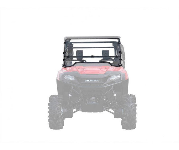 Honda Pioneer 700/700-4 Scratch Resistant Polycarbonate Clear Flip Down Windshield by SuperATV