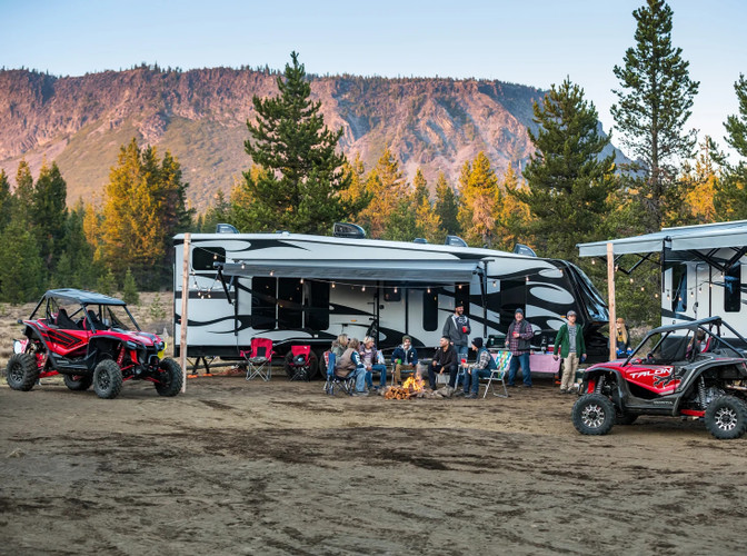 Family Riding Activities Using A Honda UTV