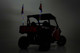 Honda Pioneer/Talon Multi-Function UTV Led Whip Lights W/ Remote Control by Rough Country