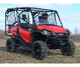 Honda Pioneer 1000/1000-5 Clear Scratch Resistant Polycarbonate Half Windshield by SuperATV