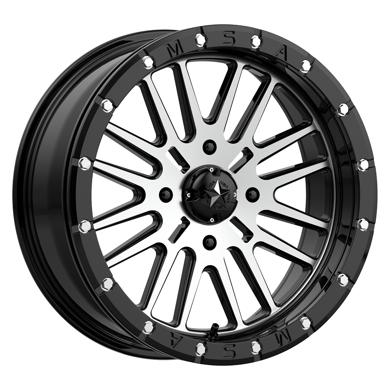 Honda Talon M37 Brute Beadlock Wheels by MSA - M37-047-XXX-EHO