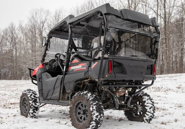 Honda Pioneer 700-4 Rear Windshield by SuperATV - RWS-H-PIO-7004-76