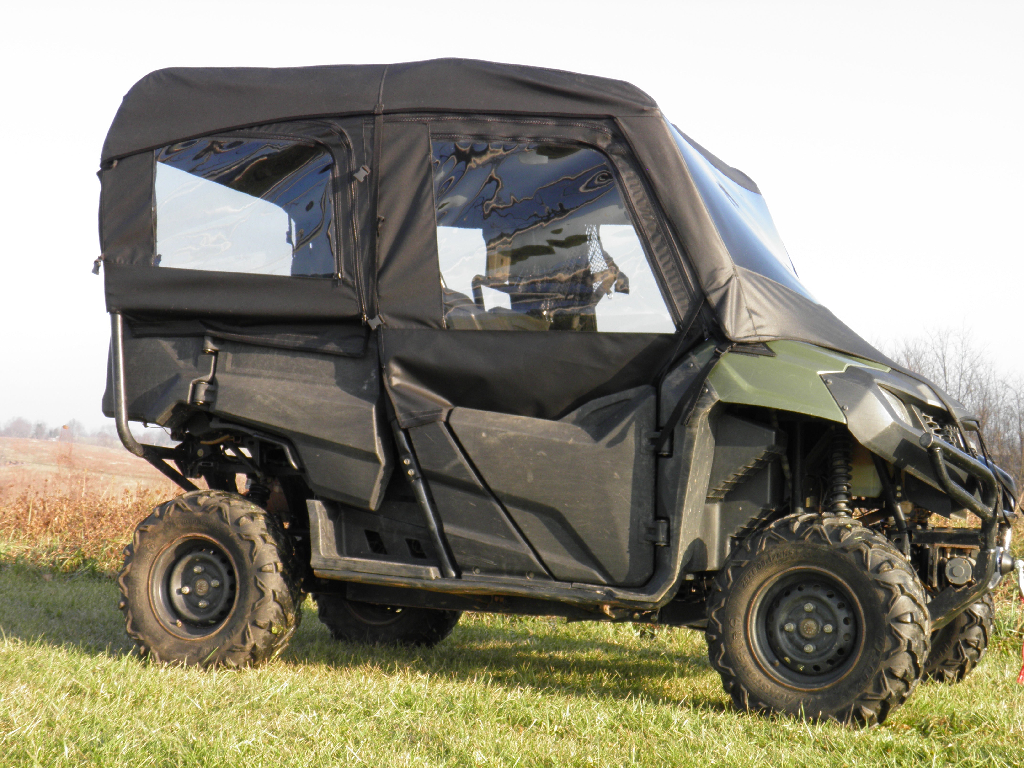 Honda Pioneer 700-4 Full Cab Enclosure with Vinyl Windshield by 3