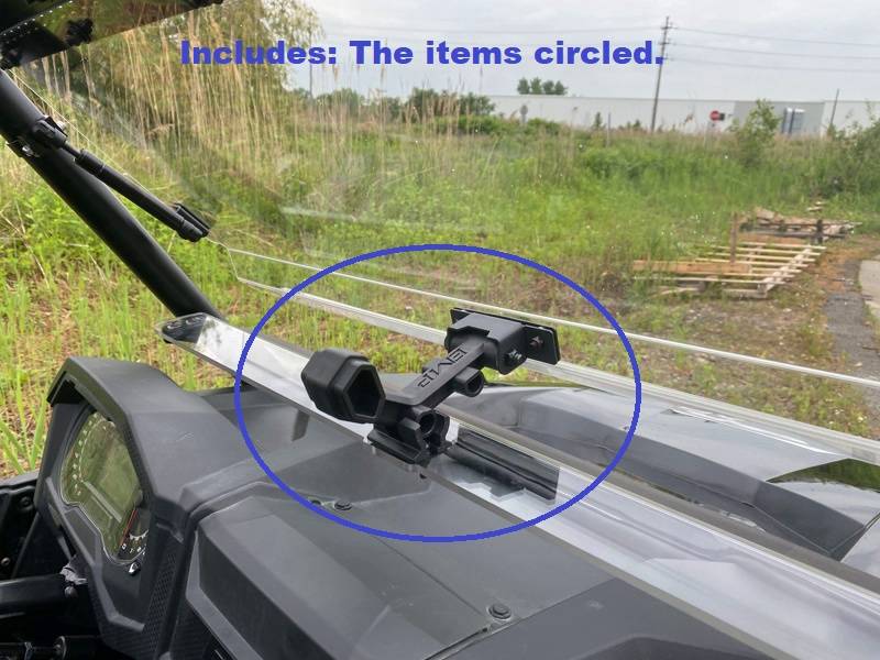 Honda Pioneer / Talon Flip Up Windshield Latch by Extreme Metal