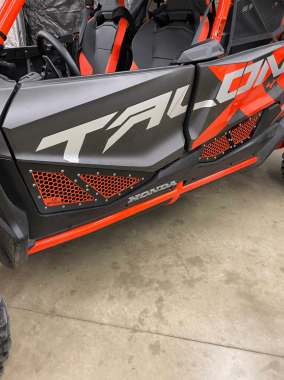 Honda Talon Vented Lower Doors by AJK Offroad - 1)336-G 1)337-G