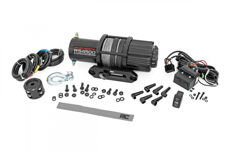 Honda Pioneer/Talon 4500lb Electric Winch with Synthetic Rope by
