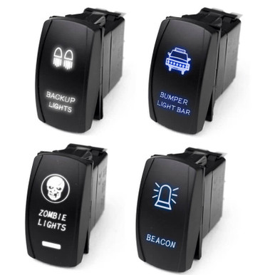 Honda Pioneer/Talon LED Rocker Switch - Race Sport Lighting RSL-EHO