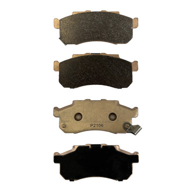 Ceramic Brake Pad Set Front & Rear For Honda Pioneer 500, 520, 700 UTVs (2014-2025) - Traild